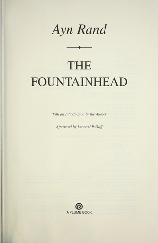 The fountainhead (2002, Plume)