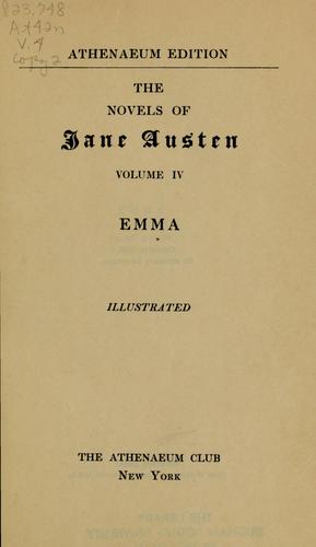 The novels of Jane Austen (1892, Athenaeum Club)
