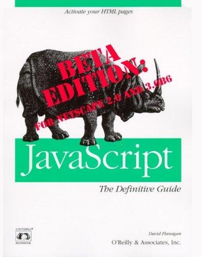 JavaScript (1996, O’Reilly & Associates)